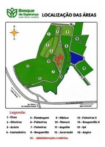 Jazigo Bosque Da Esperança Bh - Com Transferência Incluída !