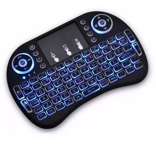 Mini Teclado Inalambrico Con Luz Smart Tv Box Pc Xbox Jayma