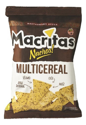 Nuevos! Nachos Macritas Multicereal 90g Snack Maiz Sin Tacc
