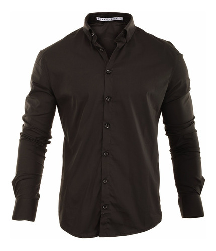 Camisa Hombre Farenheite Negra