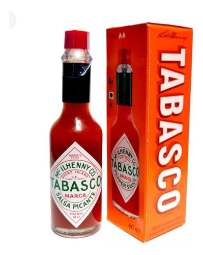 Salsa Tabasco Original 60 Ml - Origen Eeuu.