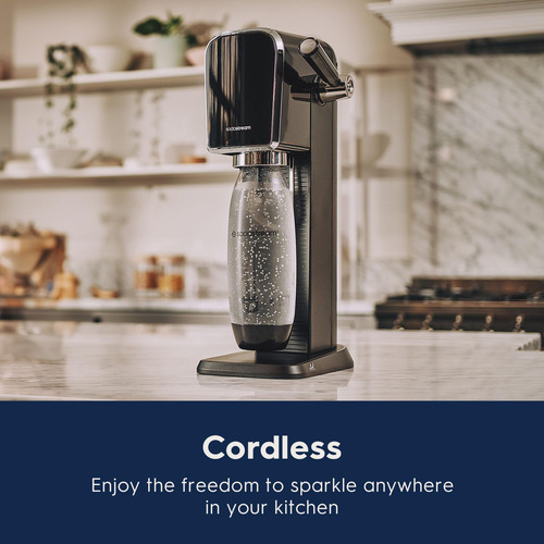 Sodastream --- Art Agua Con Gas Negro Con Botella De