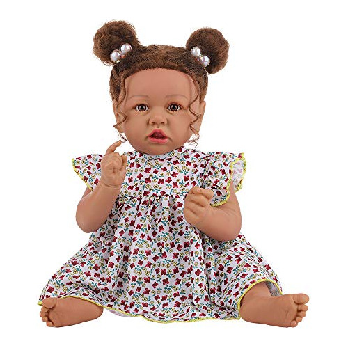 Ucanaan Lifelike Reborn Baby Doll Con Soft Weighted Body Afr