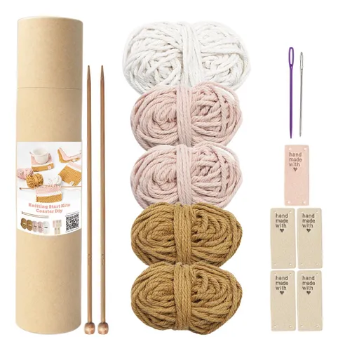 comprar Kit De Ganchillo De Posavasos Kit De Crochet Con Instruccion