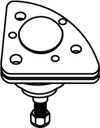 Imagen 6 de 6 de Rótula Inferior Izquierda Renault R-4-4 S- R-6 1971/