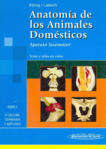 Libro Anatomía De Los Animales Domésticos 2 Tomos De Horst E