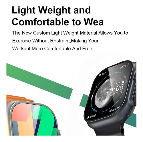 Smartwatch Js9 Ultra Max Amoled - Hk8 Hk9 Hk10 S9 Hw H14 H11