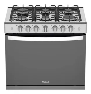 Estufa De Gas Empotre Whirlpool Wer2000b 80 Cm Acero Inox