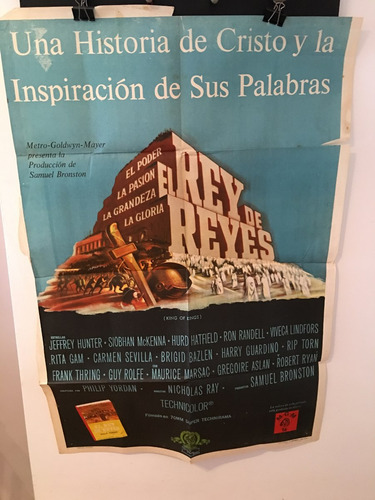 Afiche De Cine Original - El Rey De Reyes