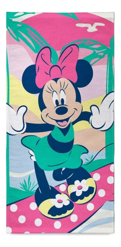 Toallon Grande Infantil Algodon Disney Minnie Mouse Piñata
