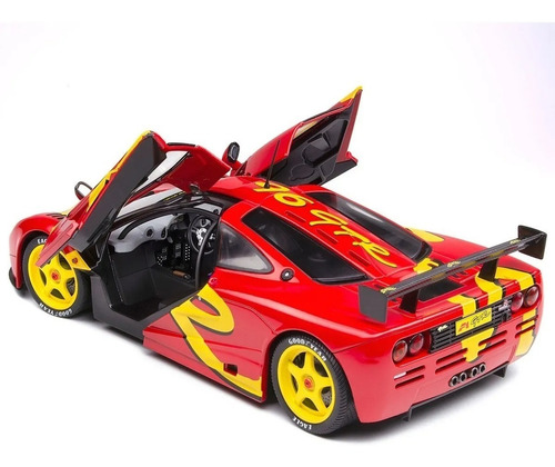 Mclaren F1 Gtr Short Tail 1996 Escala 1:18 Solido Color Rojo