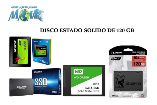 Disco Duro Estado Solido 120 Gb - Varias Marcas