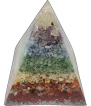 Comprar Orgonite Orgon Pirámide 7 Cristales 7 Chakras  Armonizacion