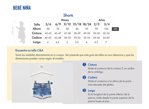 Short Paper De Bebé Niña C&a | MercadoLibre