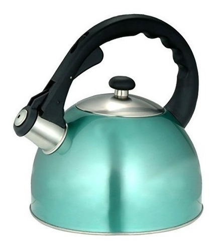 Inicio Creative Raso Esplendor 2,8-quart Tetera Silba, Aqua