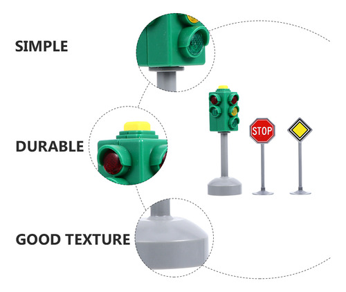 Juego De Rompecabezas Traffic Model Toys Traffic Light, 2 Ju