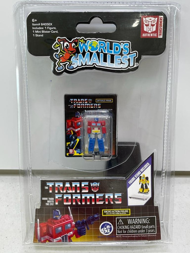 Transformers Optimus Prime Micro Action Figure Worlds Small