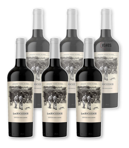 Vino Los Bocheros Lamadrid 750ml X6 Unidades