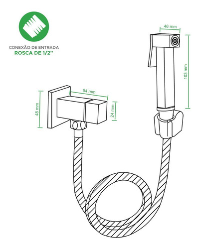 Ducha Higiênica Kokay Utility 056-1113