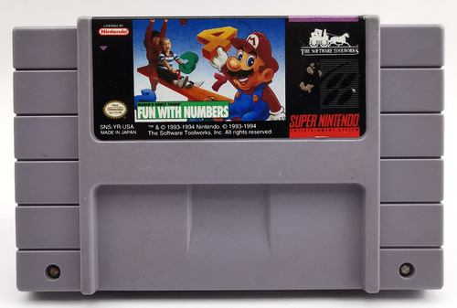 Mario's Early Years Fun With Numbers Snes * R G Gallery