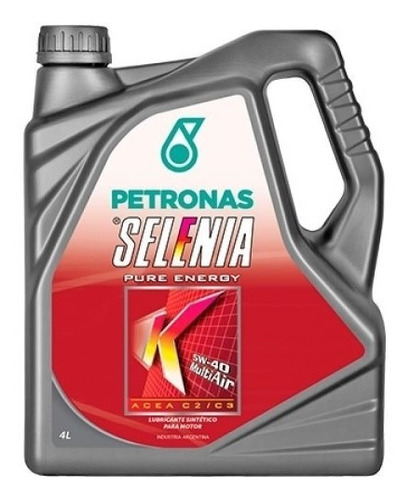 Selenia K Pure Energy 5w40  4lts 100% Sintético 