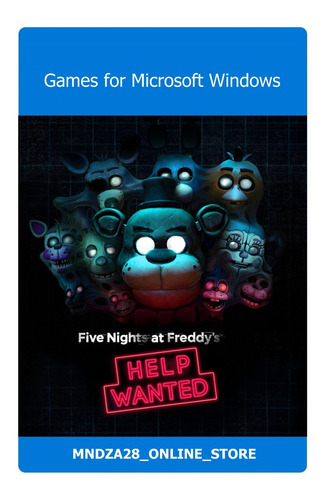 Imagen 1 de 2 de Five Nights At Freddy's Help Wanted Juego Para Pc En Físico