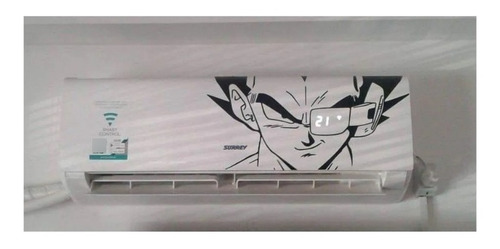 Vinilo Aire Acondicionado Split Dragon Ball Goku Vegeta 