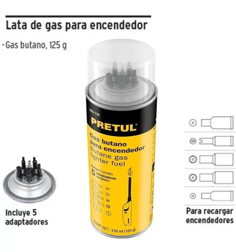 Recarga de gas para mecheros 90ml - Simi Seguridad