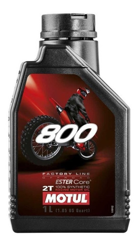 Aceite Motul 800 2t - Off Road- Ester Core-100% Sintetico 1l