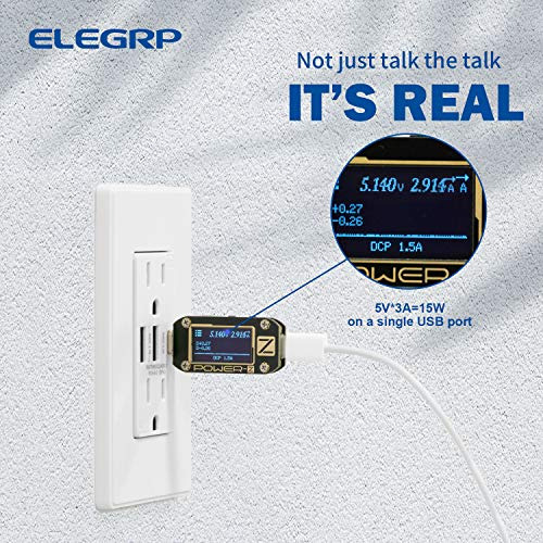 Tomas Usb, 3 Tomas Usb C Un Enchufe De Pared, 30w 6.0a ...