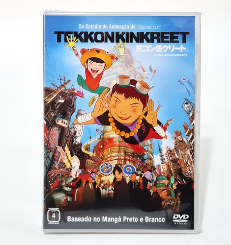 Dvd Tekkonkinkreet Preto Branco Lacrado Anime Original Tk0f