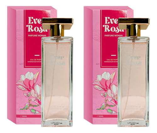 2 Eau De Parfum Vaporisateur Natural Spray - Ever Rosa