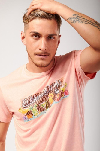 Imagen 4 de 5 de Remera Estampada M/c 59g Kevingston