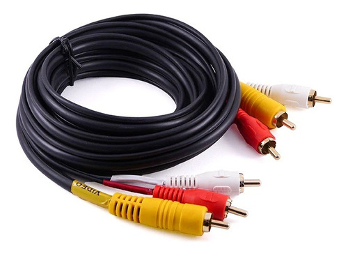 Cable Rca 1.8mts Audio Video 2 Cables Audio - 1 Cable Video