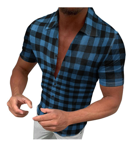 Mens Casual Button Down Shirts Shrt Sleeve Stand Collar