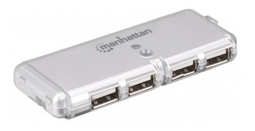 Mini Hub Usb 2.0 4 Puertos Manhattan 160599