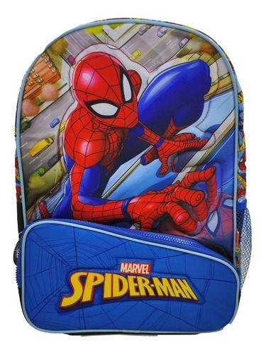 Mochila Espalda Spiderman Hombre Araña 16 Pulgadas 40x30cm 