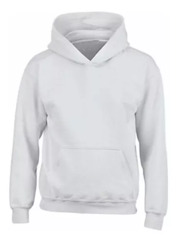 Pack 10 Sudadera Afelpada Adulto Para Sublimar Blanca |