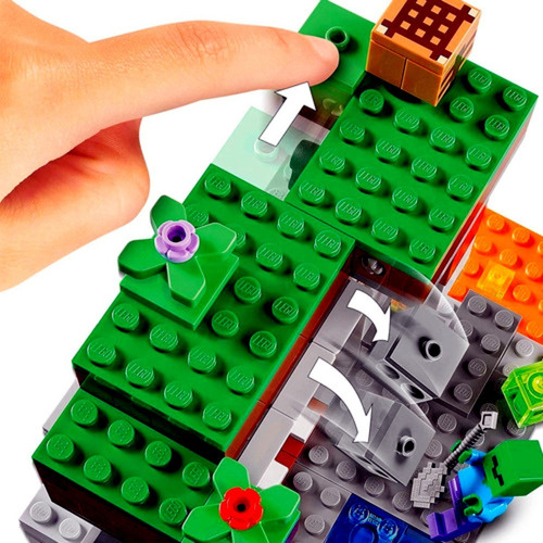 Minecraft A Mina Abandonada Lego Quantidade de peças 248