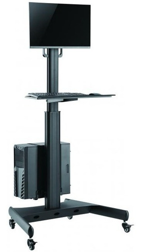 Pedestal Para Tv Monitor 13-32 Con Soporte Para Cpu Teclado