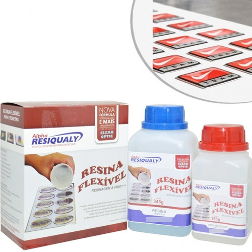 Resina Epoxi Flexible Resiqualy Kit De 500grs.