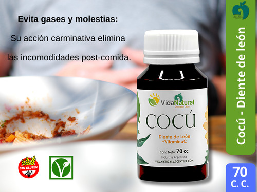 Cocú + Vitamina C - Limpieza Digestiva Liquido 70 Ml - Vida Sin Sabor