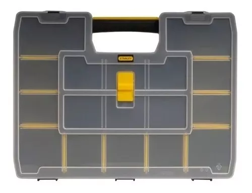 Caja Gavetero Organizador Stanley Stst14026 Negro Y Amarillo Color  Negro/amarillo