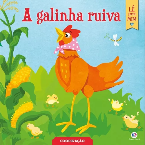 A Galinha Ruiva - LATA  Elo7 Produtos Especiais