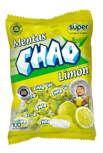 Mentas Chao Limon Bolsa 100unds - Unidad a $44