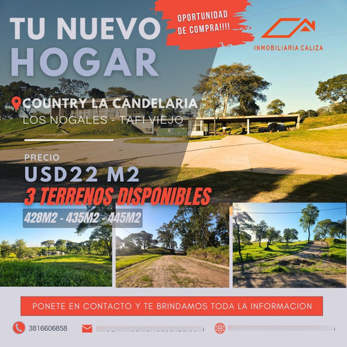 Terrenos En Venta - La Candelaria Country Club - Los Nogales - Tafi Viejo