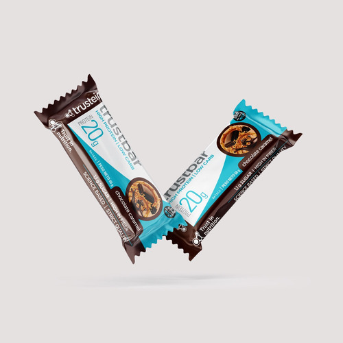 Barras Protéicas Trustbar Caja 7u Sabor Chocolate Caramel