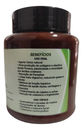 Terra Diatomácea 100g 100% Pura - Alimentícia