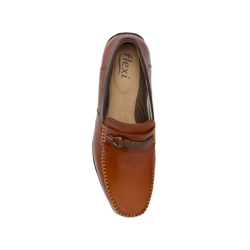 Calzado Zapato Flexi 68612 Cafe Tan Casual Vestir