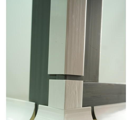 Esquinero Triple Tipo T Zoclo Curva Sanitaria Plástico Pvc